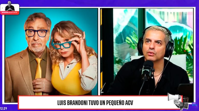 Luis Brandoni sufrió un ACV: cómo está su estado de salud (captura de Bondi Live)
