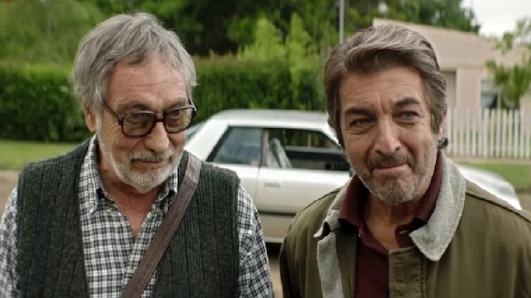 Luis Brandoni y una dupla efectiva con Ricardo Darín en La odisea de los giles (Foto: fotograma del film)