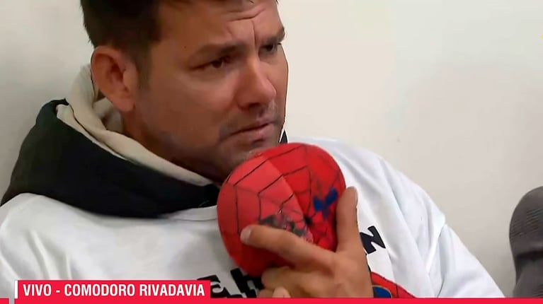 Luis López, papá de Ángel (captura de eltrece)