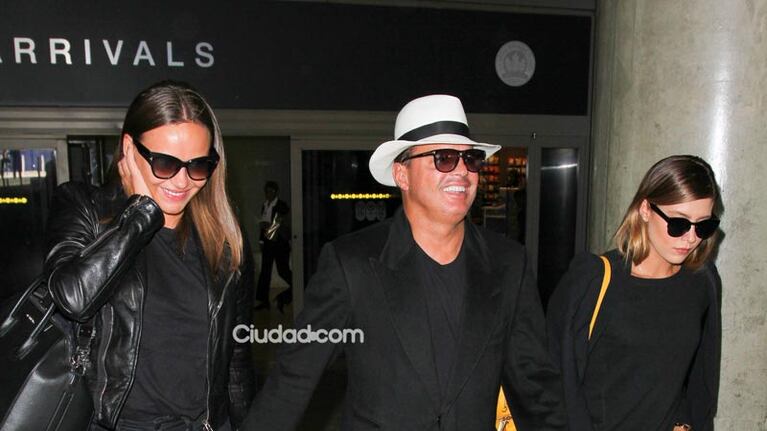 Luis Miguel con su novia Kasia y su hija Michelle. (Foto: Grosby Group)