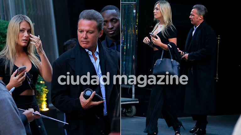 Luis Miguel paseando con su nueva novia, Mollie Gould, en Nueva York (Foto: Grosby Group)