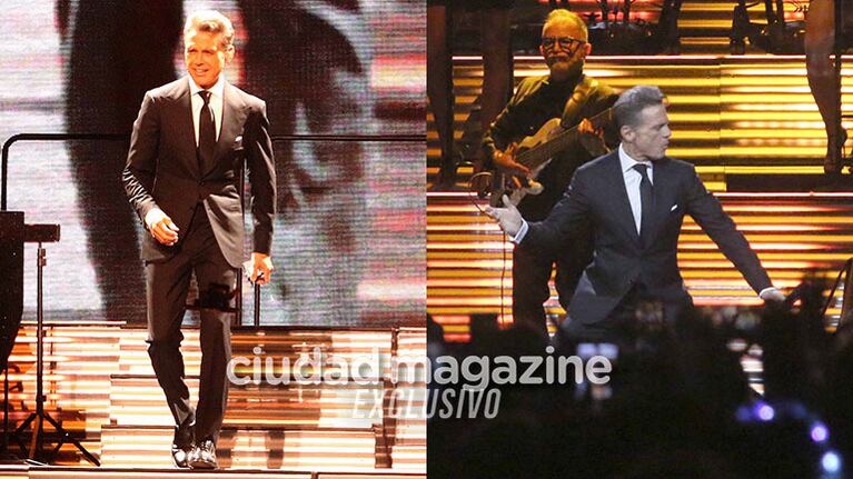 Luis Miguel se presentó en Argentina (Fotos: Movilpress).