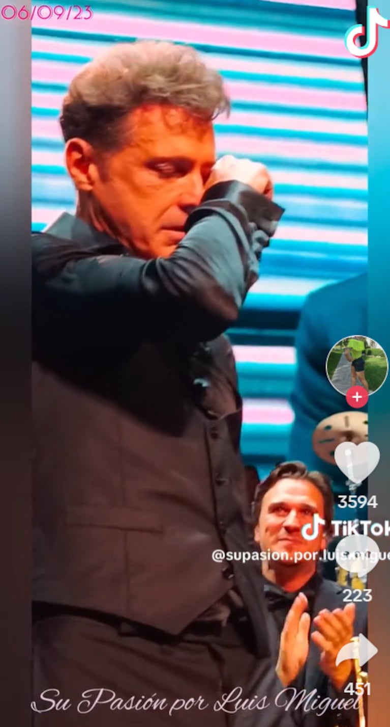 Luis Miguel se quebró en llanto durante su último show en Chile: las conmovedoras imágenes