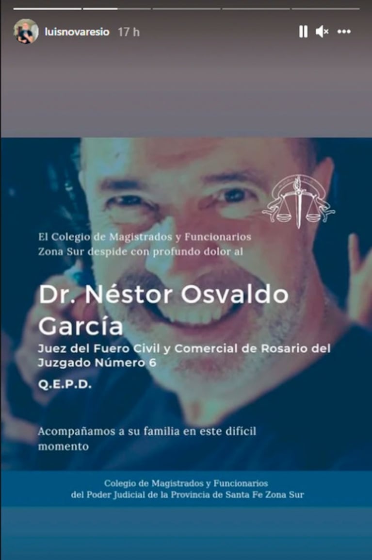 Luis Novaresio compartió un conmovedor posteo en recuerdo a un amigo fallecido: "Lloro todo lo que se me canta"