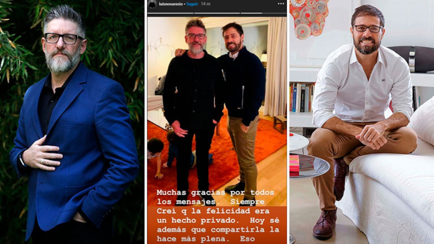 Luis Novaresio confirmó su romance con el empresario Braulio Bauab con una romántica foto en Instagram