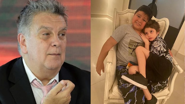 Luis Ventura compartió una dulce foto de su hijo Antoñito con Dieguito Fernando Maradona.