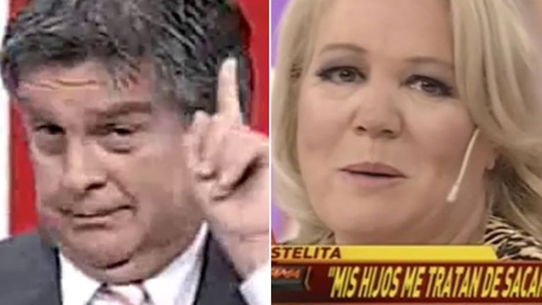 Luis Ventura, en crisis con su mujer, Estelita. (Fotos: Capturas TV)
