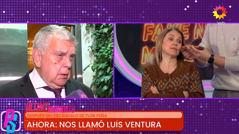 Luis Ventura explotó en vivo contra Fernanda Iglesias tras una grave acusación (eltrece)