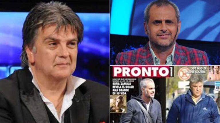 Luis Ventura, Jorge Rial, tapa de Pronto (Foto: Web y Pronto)