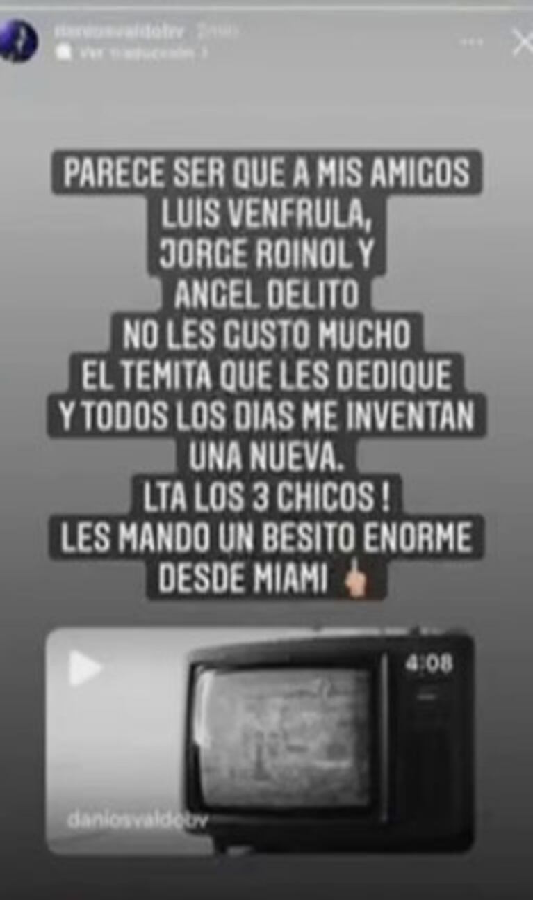 Luis Ventura salió fuerte al cruce de Daniel Osvaldo tras el posteo en su contra: "Voy a escribir cómo prodigar amor a los hijos"