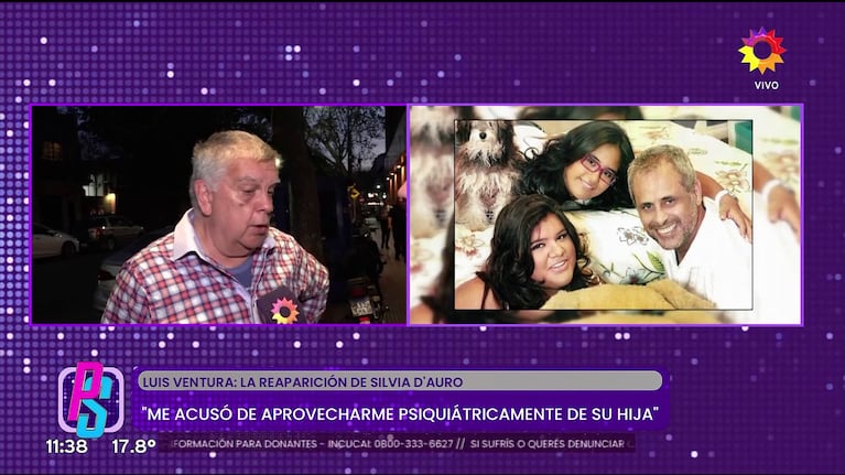 Luis Ventura sobre la familia de Jorge Rial.