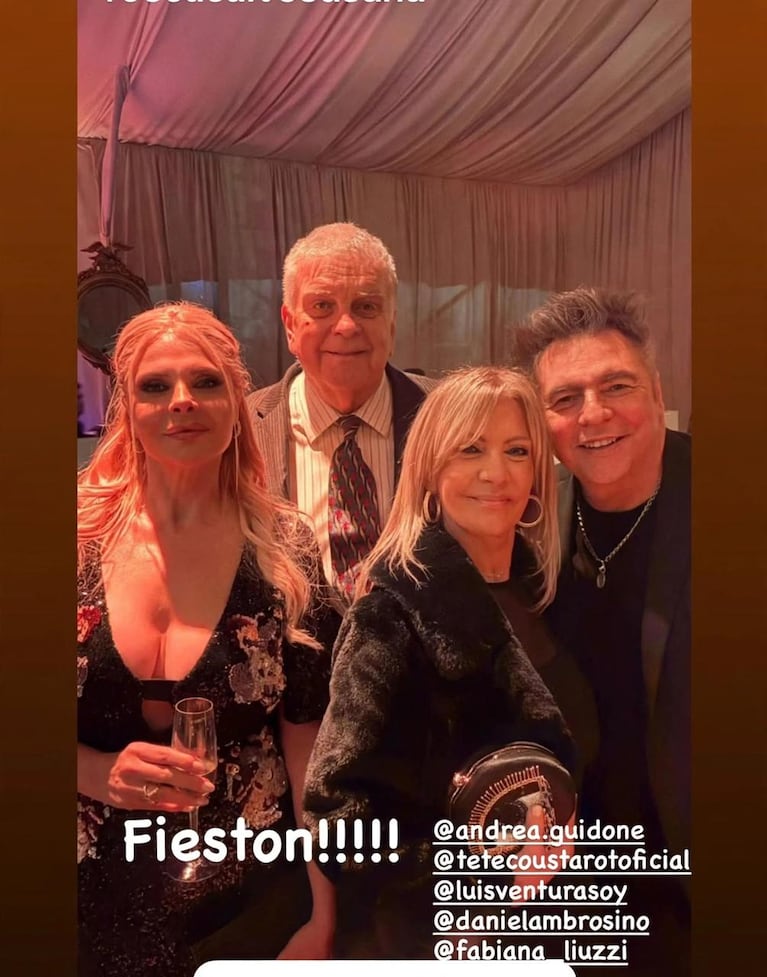 Luis Ventura y Fabiana Liuzzi. (Foto: @fabiana_liuzzi)