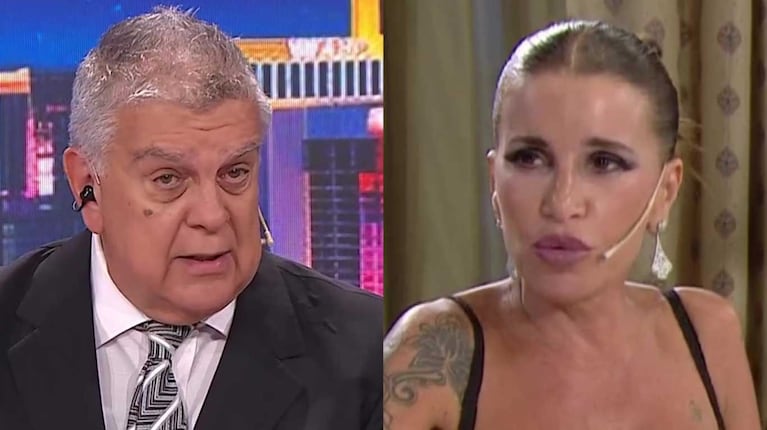 Luis Ventura y Florencia Peña (Fotos: captura América TV y eltrece)