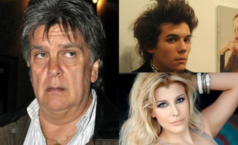 Luis Ventura y un tenso encuentro con los hermanos Caniggia (Fotos: Web). 