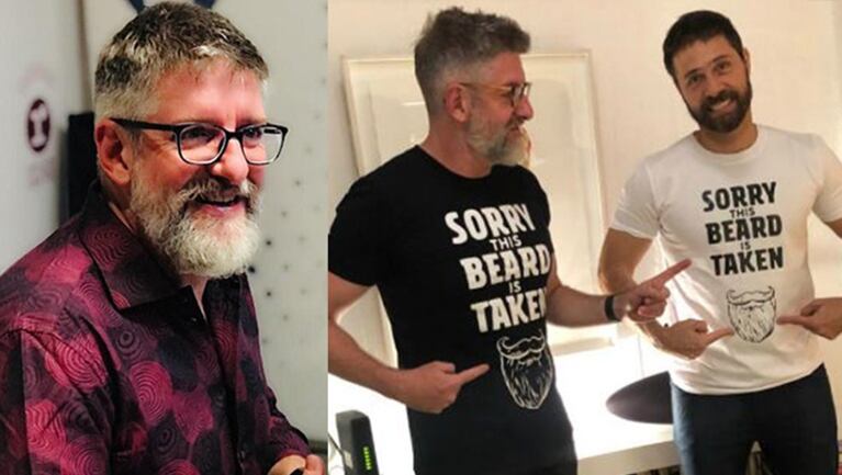Luis y Braulio aclararon que son monógamos con esa divertida remera.