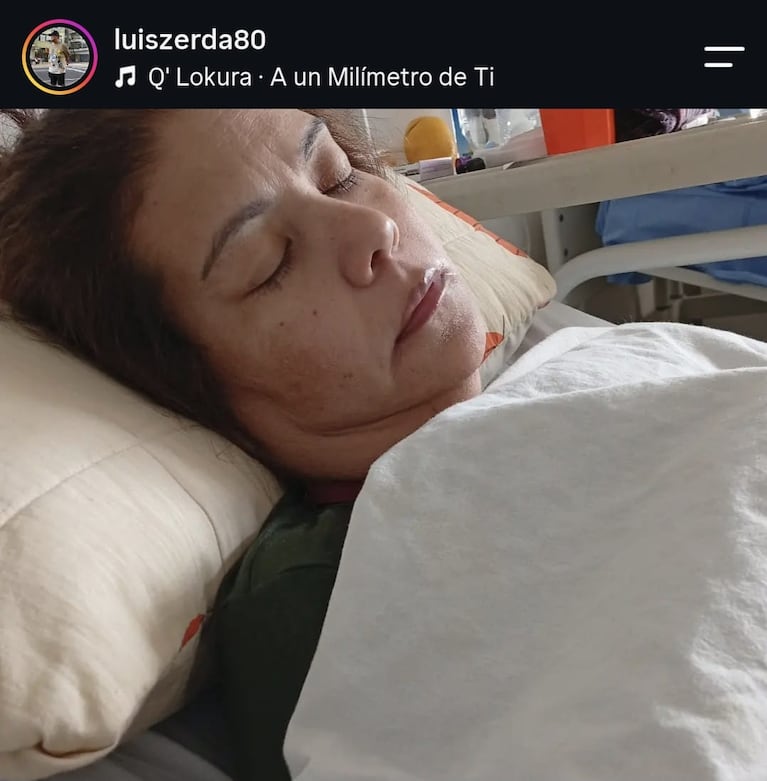 Luis Zerda pidió cadena de oración y ayuda para su esposa, Noelia Báez, que atraviesa un cuadro delicado de salud (Foto: Instagram).