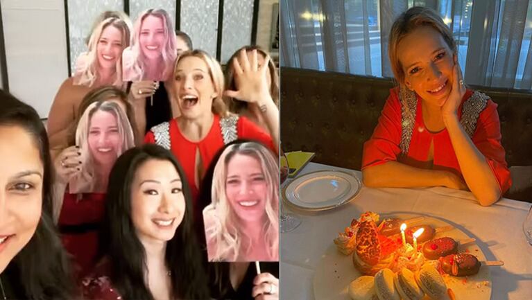 Luisana Lopilato celebró su cumpleaños en Canadá.