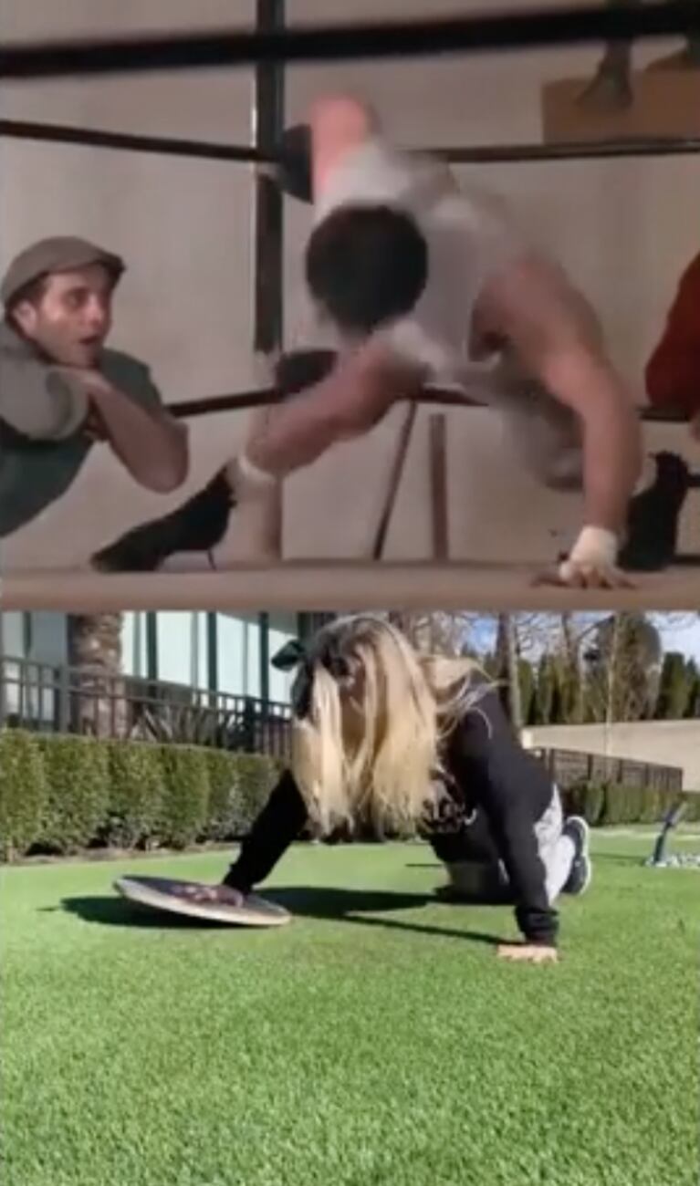 Luisana Lopilato compartió su exigente entrenamiento de boxeo: "Rocky Balboa, un poroto"