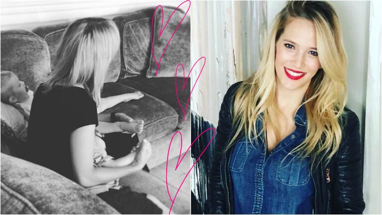 Luisana Lopilato compartió su primera imagen con Noah, tras su recuperación. Foto: Instagram