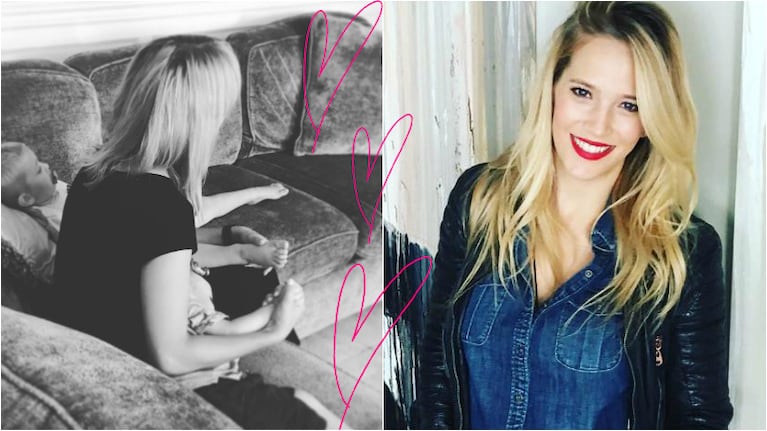 Luisana Lopilato compartió su primera imagen con Noah, tras su recuperación. Foto: Instagram