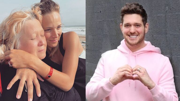Luisana Lopilato compartió una tierna foto con su mamá y Michael Bublé reaccionó con dulzura.