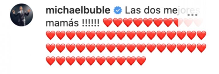 Luisana Lopilato compartió una tierna foto con su mamá y Michael Bublé reaccionó con dulzura: "Las dos mejores mamás"