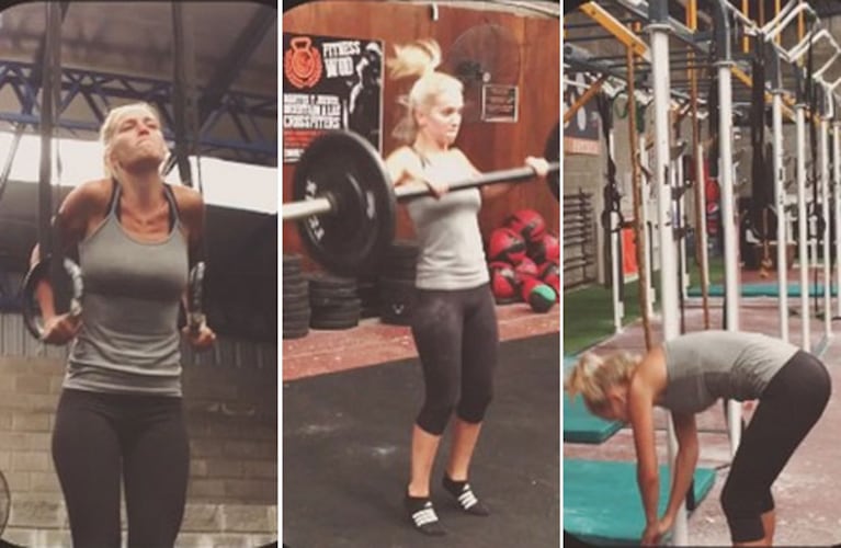 Luisana Lopilato hace crossfit. (Foto: Instagram)