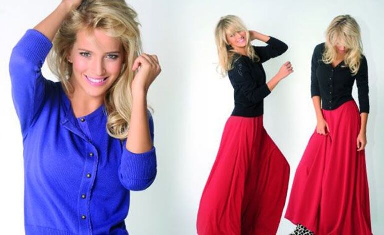 Luisana Lopilato, la modelo de su propia campaña de ropa (Foto: Facebook). 