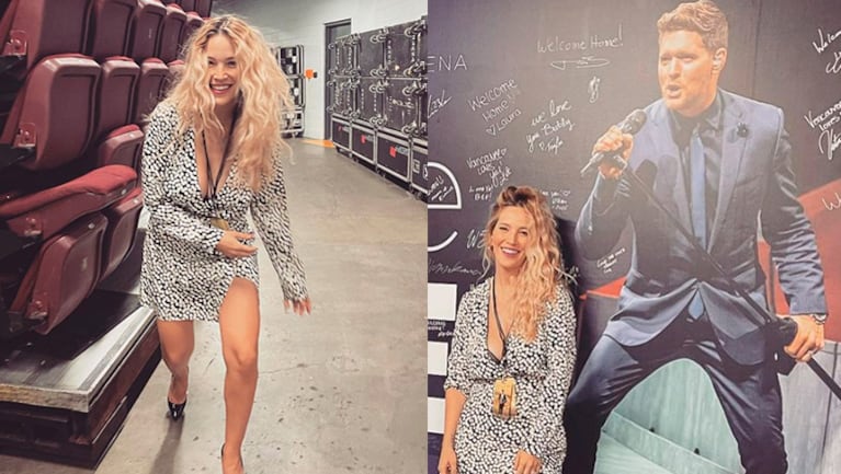 Luisana Lopilato le dedicó un dulce mensaje a Michael Bublé tras haber disfrutado de su show.