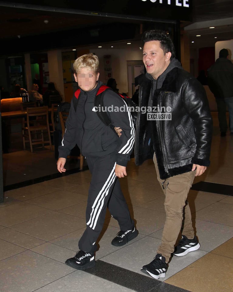 Luisana Lopilato llegó a Argentina con toda su familia (Foto: Movilpress)