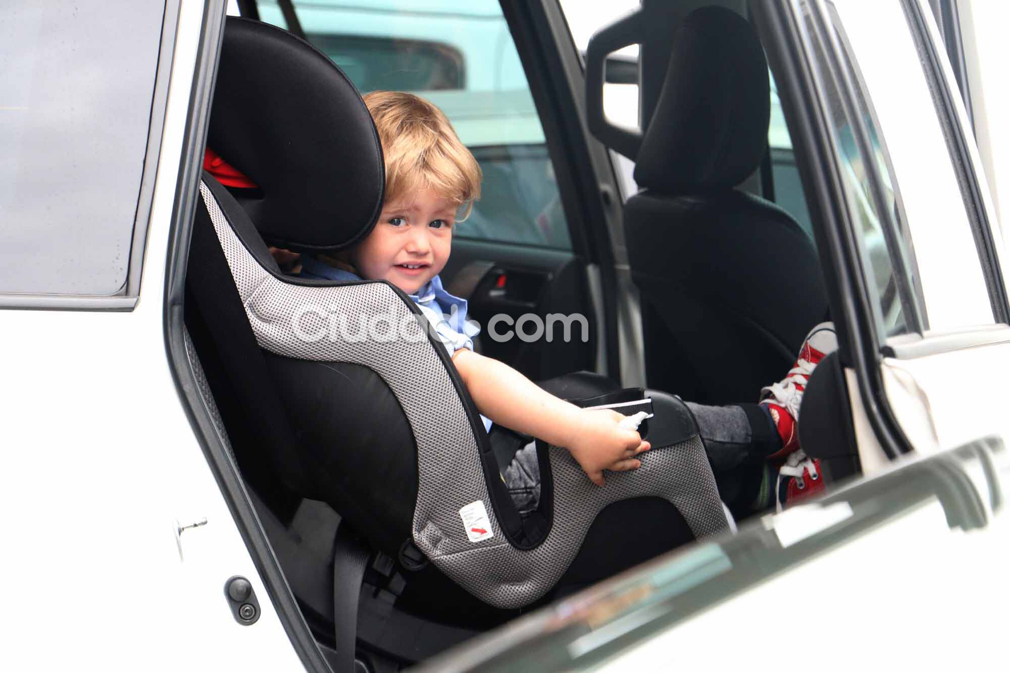 Luisana Lopilato llegó al país junto a sus hijos Noah y Elías. (Fotos: Movilpress-Ciudad.com)