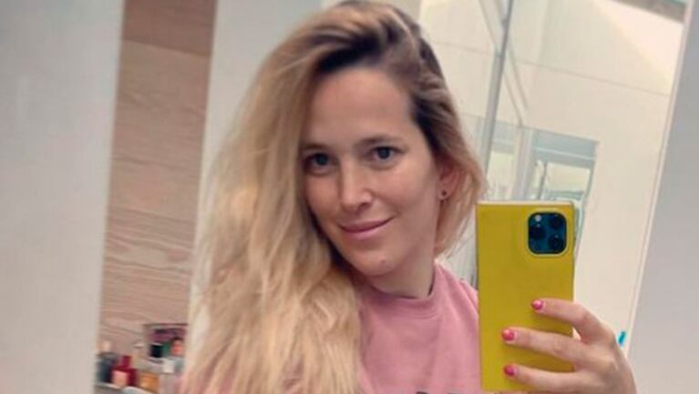 Luisana Lopilato mostró el tierno buzo inspirado en sus hijos con el que entrena.