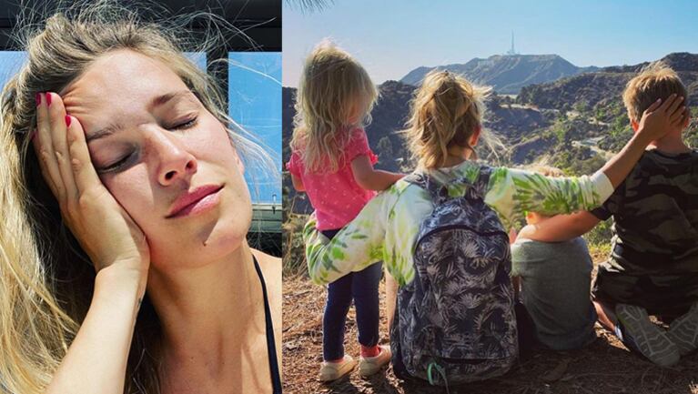 Luisana Lopilato se mostró muy agradecida por haber vivido un especial momento con sus hijos.