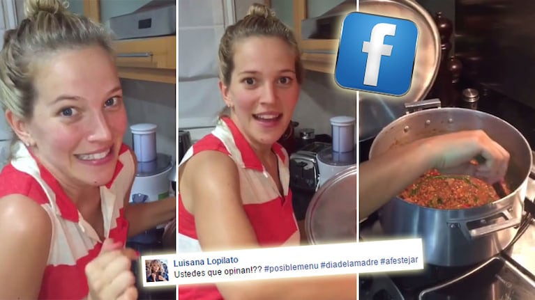 Luisana Lopilato, una cocinera de entrecasa. (Foto: captura de video)