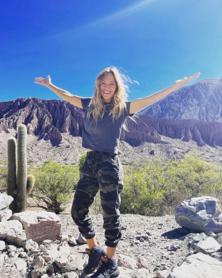 Luisana Lopilato viajó a Jujuy y compartió fotos con sus hijos: "Estoy emocionada de disfrutar con mi familia estos paisajes"