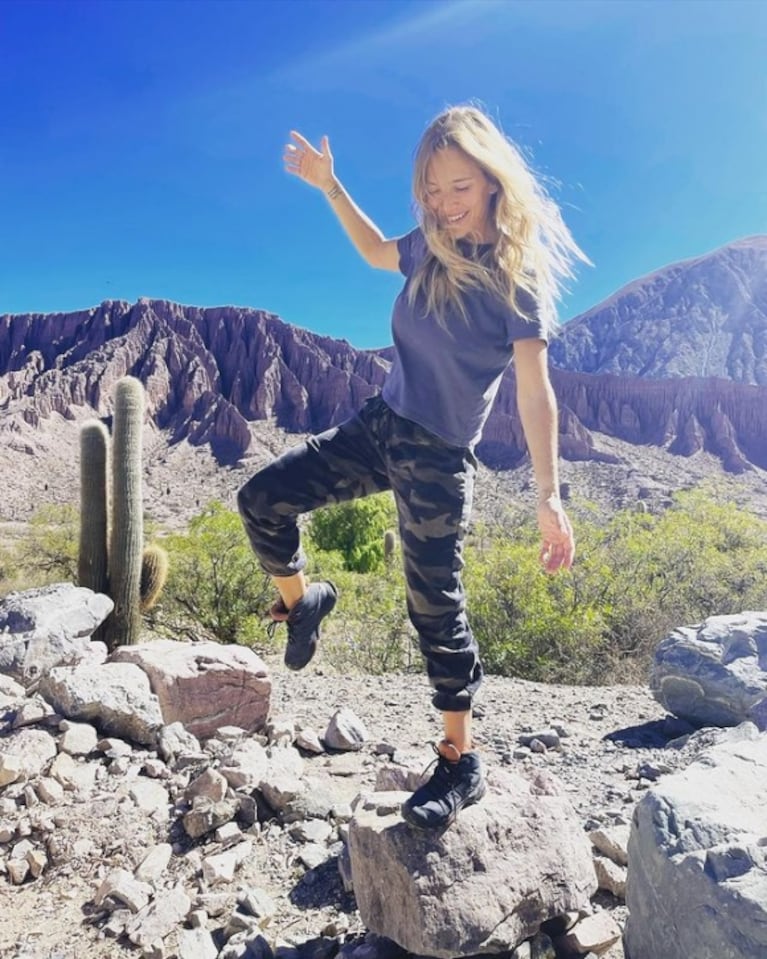 Luisana Lopilato viajó a Jujuy y compartió fotos con sus hijos: "Estoy emocionada de disfrutar con mi familia estos paisajes"