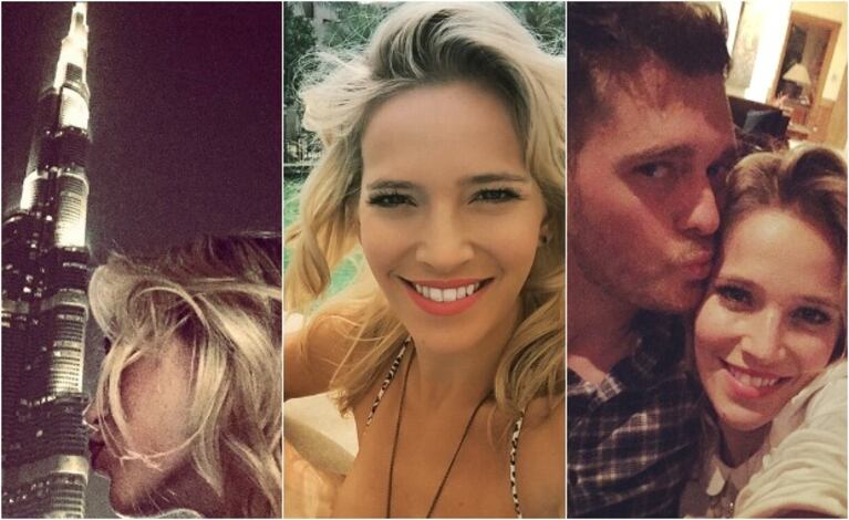 Luisana Lopilato y Michael Bublé, felices en Dubai. (Foto: Instagram)