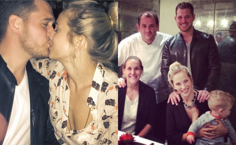 Luisana Lopilato y Michael Bublé festejaron su aniversario con todo (Fotos: Instagram). 