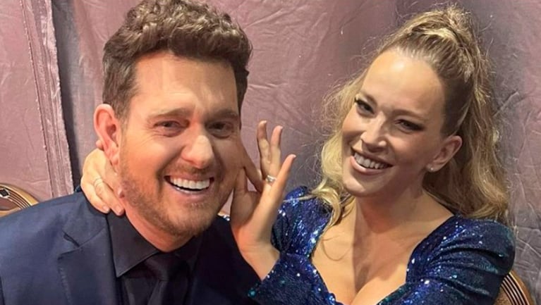 Luisana Lopilato y Michael Bublé se mostraron muy tiernos con su beba Cielo en Disney.