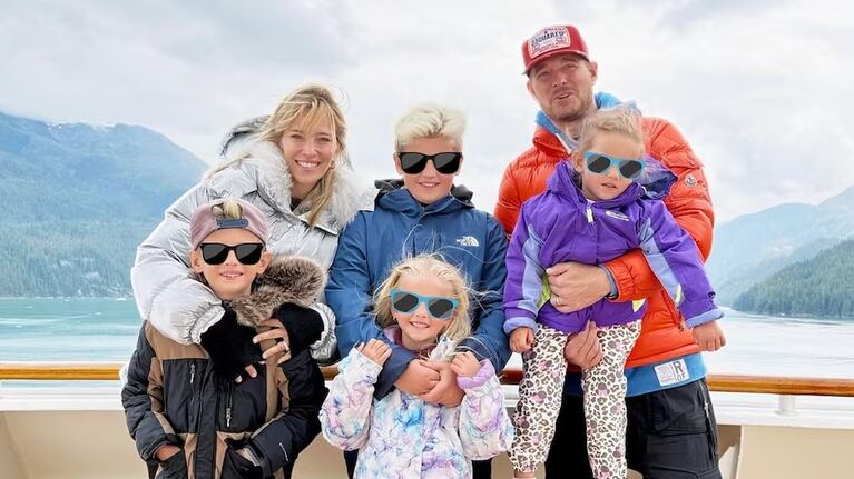 Luisana Lopilato y su familia, de vacaciones en un crucero por Alaska | Créditos: Instagram @luisanalopilato
