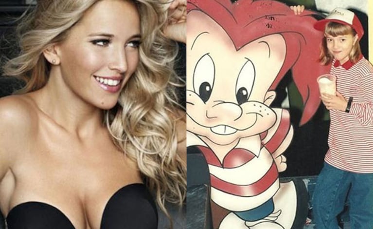 Luisana Lopilato y una imperdible foto retro... ¡con Dibu! 