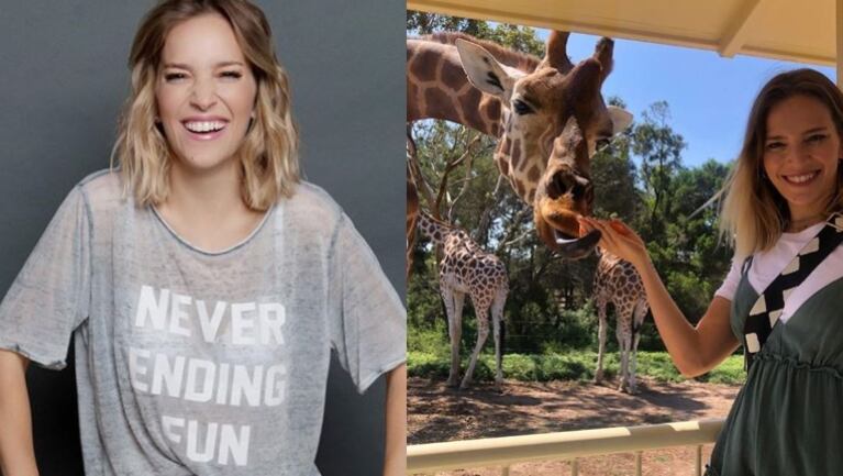 Luisana mostró la buena onda que tiene con los animales. 