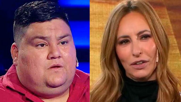 Luisito de Cuestión de peso cruzó con todo a Analía Franchín por decirle "hipopótamo" a Ariel de Gran Hermano.