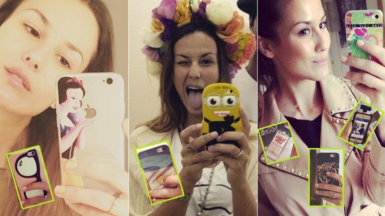 Luli Fernández mostró sus mil y una fundas top de celular (Foto: Instagram)