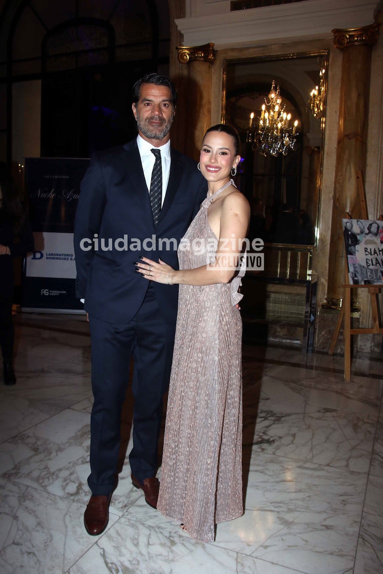 Luli Fernández y su marido en La Noche Azul (Foto: Movilpress).