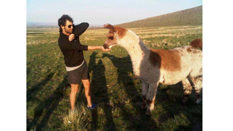 Luli Salazar en un fin de semana campestre