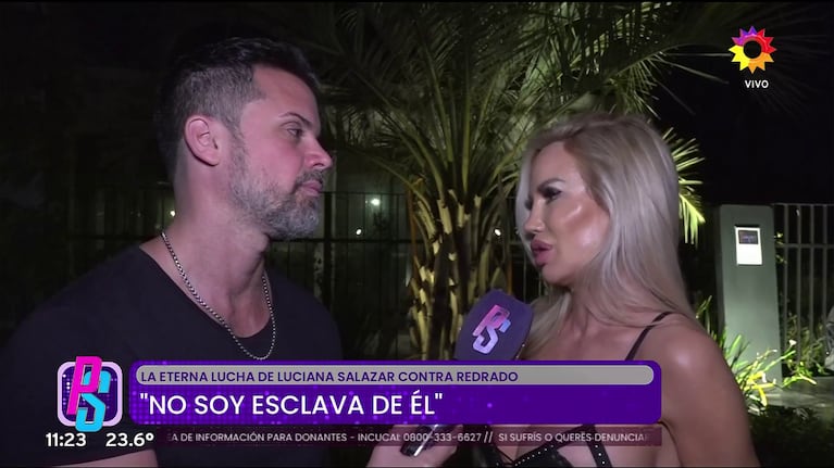 Luli Salazar habló en Puro Show (Foto: captura de eltrece).