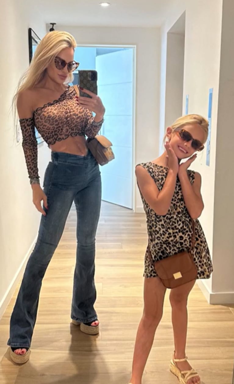 Luli y Matu combinaron sus looks. Foto: IG | salazarluli