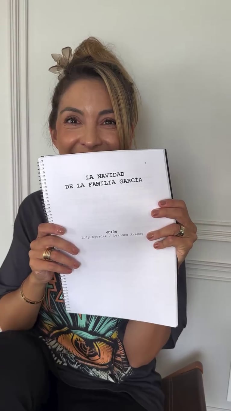 Luly Drozdek debuta como dramaturga de cine con La Navidad de la Familia García. (Foto: @lulydrozdek)