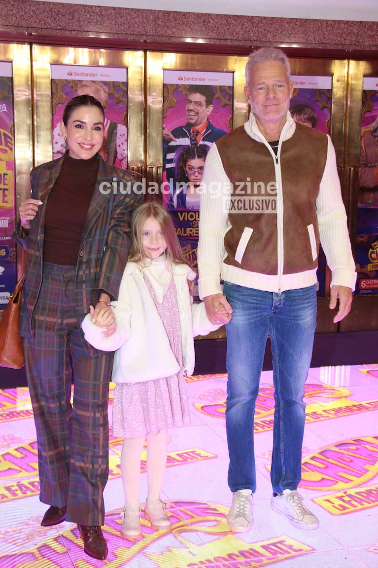 Luly Drozdek, Hernán Nisenbaum y Delfina (Foto: Movilpress)